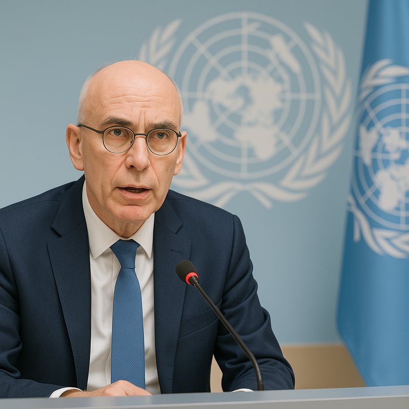 Volker Türk hablando en el Consejo de Derechos Humanos de la ONU